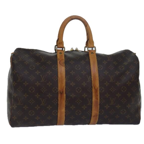 LOUIS VUITTON Monogram Keepall 45 Boston Bag M41428 - Picture 1 of 16